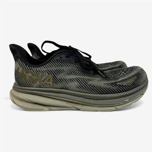 Hoka Clifton 9 Running Shoes Men’s Size 8 1127895 BLCKS Size 8